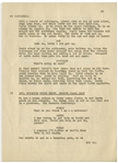 Moe Howard's 30pp. Script Dated April 1936 for The Three Stooges Film ''A Pain in the Pullman'' -- With Annotation in Moe's Hand -- Very Good Condition